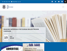 Tablet Screenshot of klbar.org.my